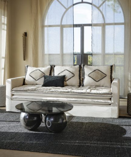 Canapé Bohême Collection Tribal Ciment