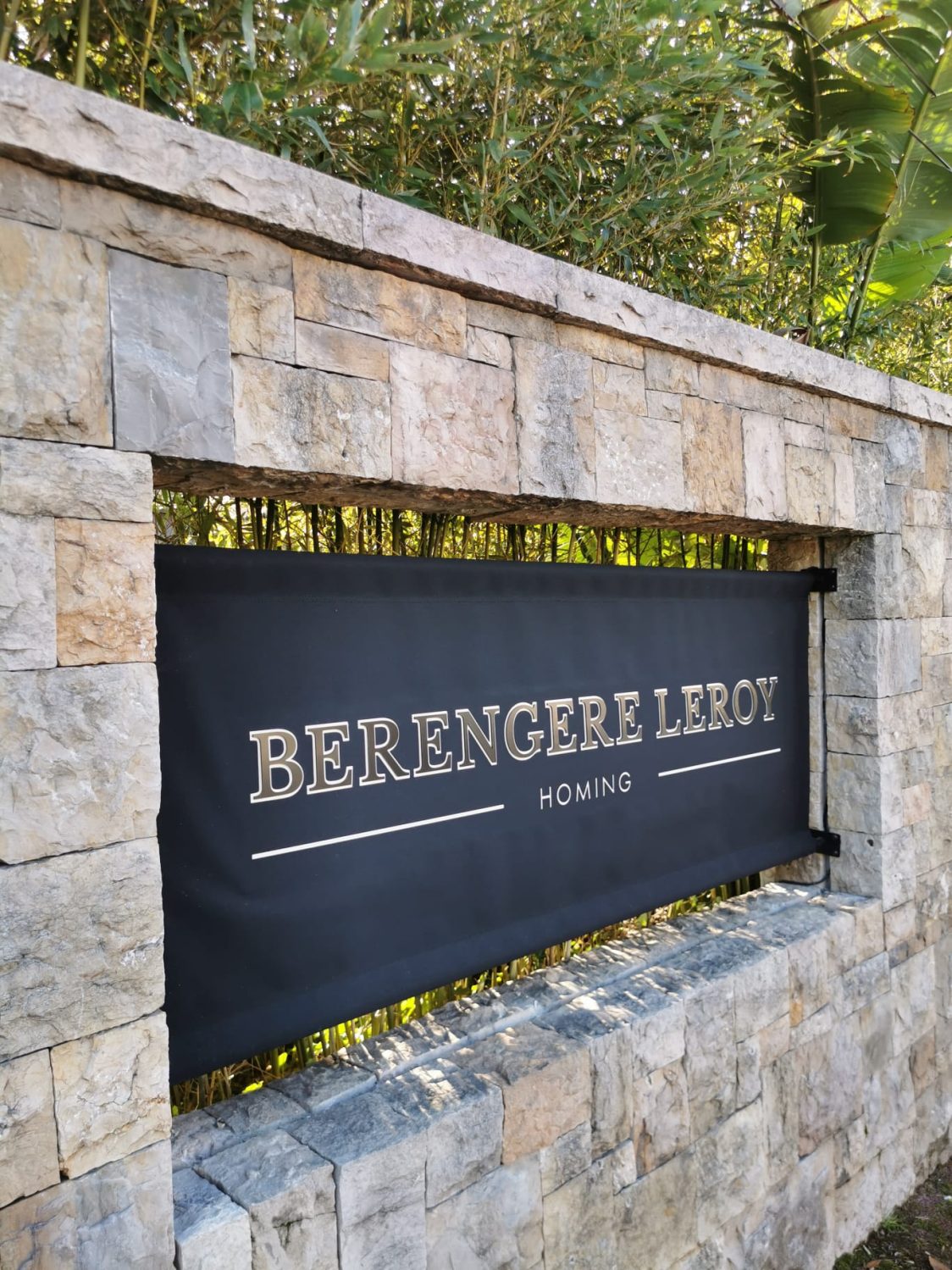 Showroom Bérengère Leroy Mougins – enseigne extérieure