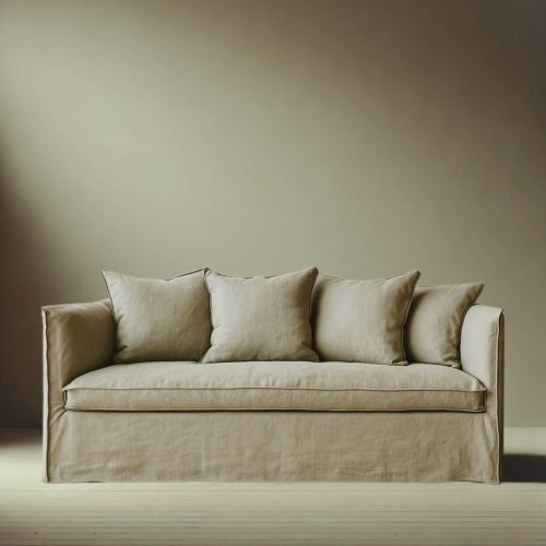 Canapé Convertible Noé 2 Beige Sable Almendra