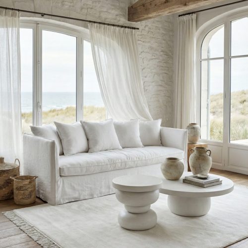 Canapé Noé 2 Craie