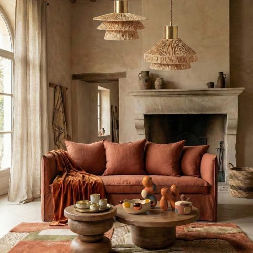 Canapé Noé 2 Terracotta