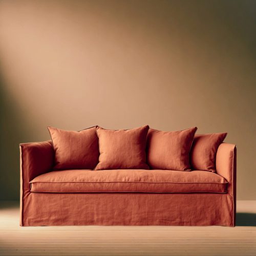 Canapé Convertible Noé 2 Terracotta