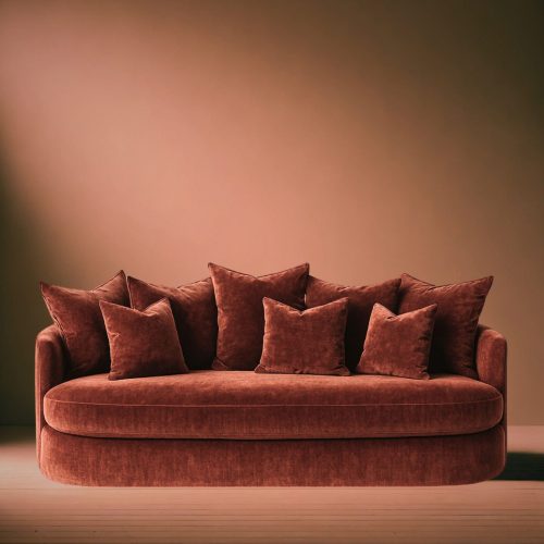 Canapé Convertible Ellipse Tsar Terracotta