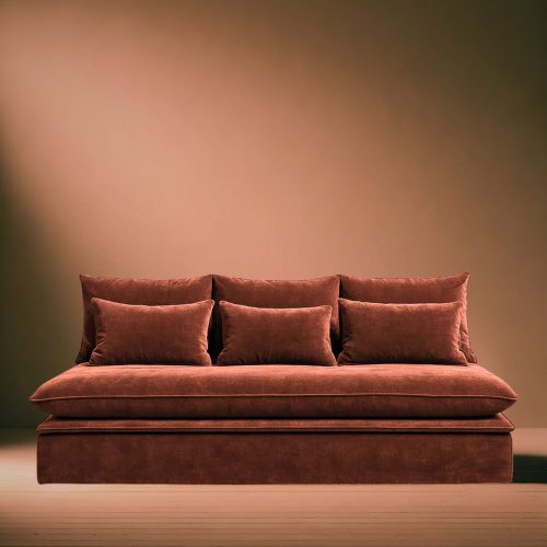 Canapé Convertible Mille Et Une Nuit 7 Tsar Terracotta