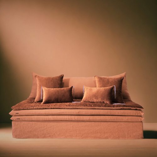 Canapé Mille Et Une Nuit 1 Été Hiver Terracotta