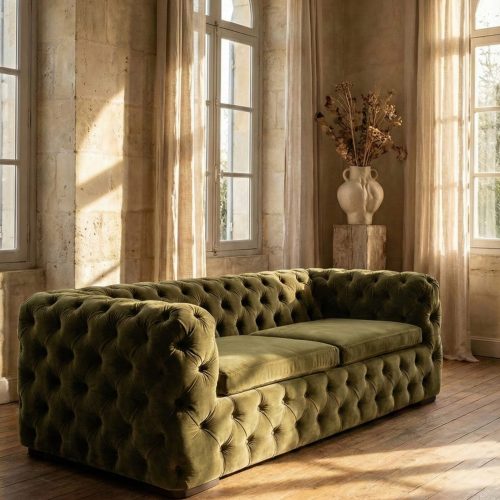Canapé Castille Tsar Olive