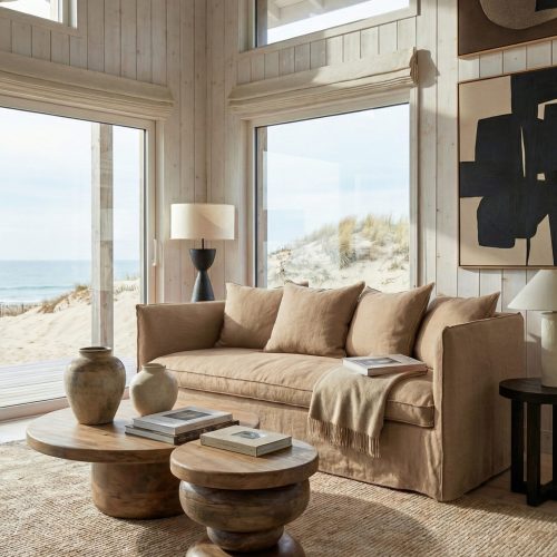 Canapé Noé 2 Beige Cappuccino