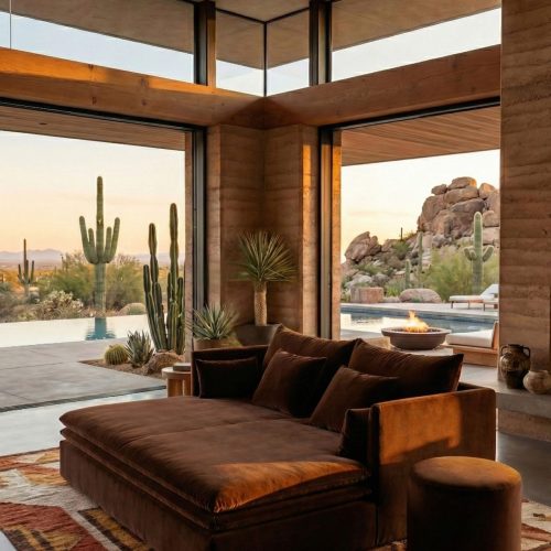 Canapé daybed Mille Et Une Nuit Tsar Chocolat / Fabriqué en France