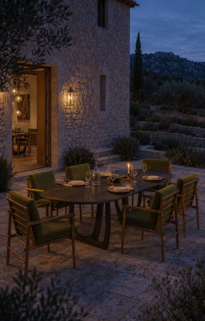 Le dîner à l’heure bleue