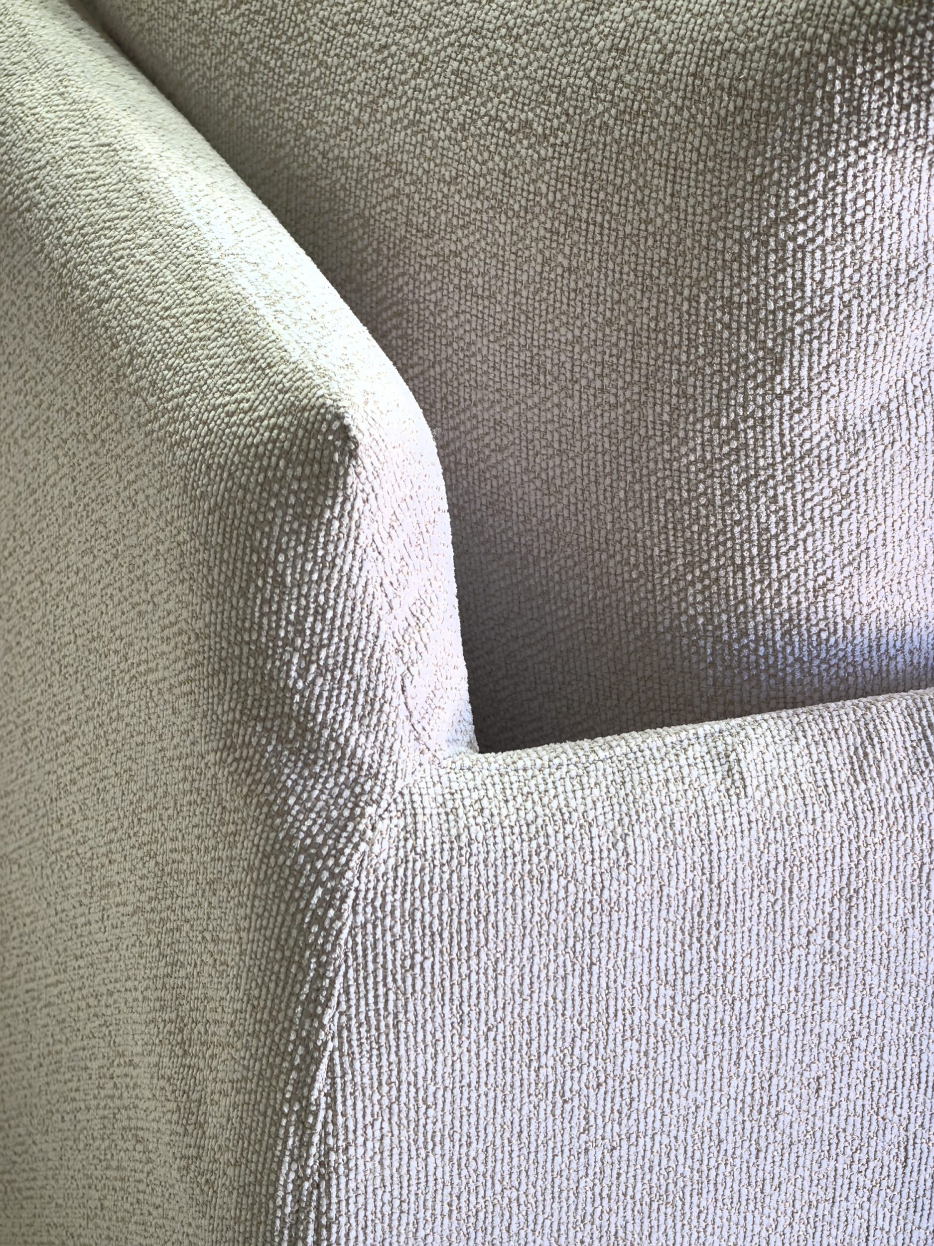 Canapé Noé 230 cm en Tala & velours Tsar / Pièce de Projet